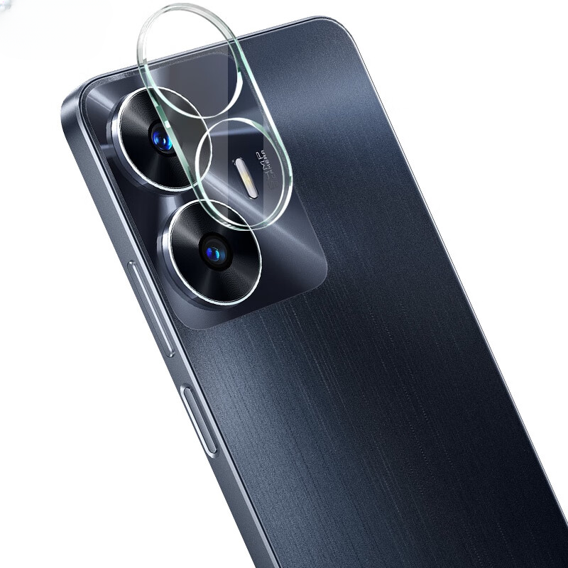 Para OPPO Realme C55 Realmy C55 C 55 55C 4G 6,72 "Original lente de cámara 3D cubierta trasera Protector película de vidrio templado