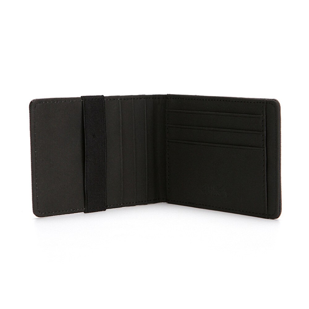 Mannen Creditcardhouder Minimalistische Rfid Blokkeren Portemonnee Kaarthouder Slanke Portemonnee Rfid Blocking Mannen Veilige Faux Lederen Tas Portefeuilles: Black