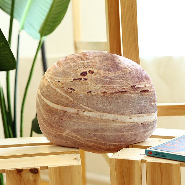 Simulated Stone Sofa Pillow Soft Pebble Stone Pillow Movie Props Home Decor Pillow Back Cushion Toy Kids Birthday: D / 30X30CM