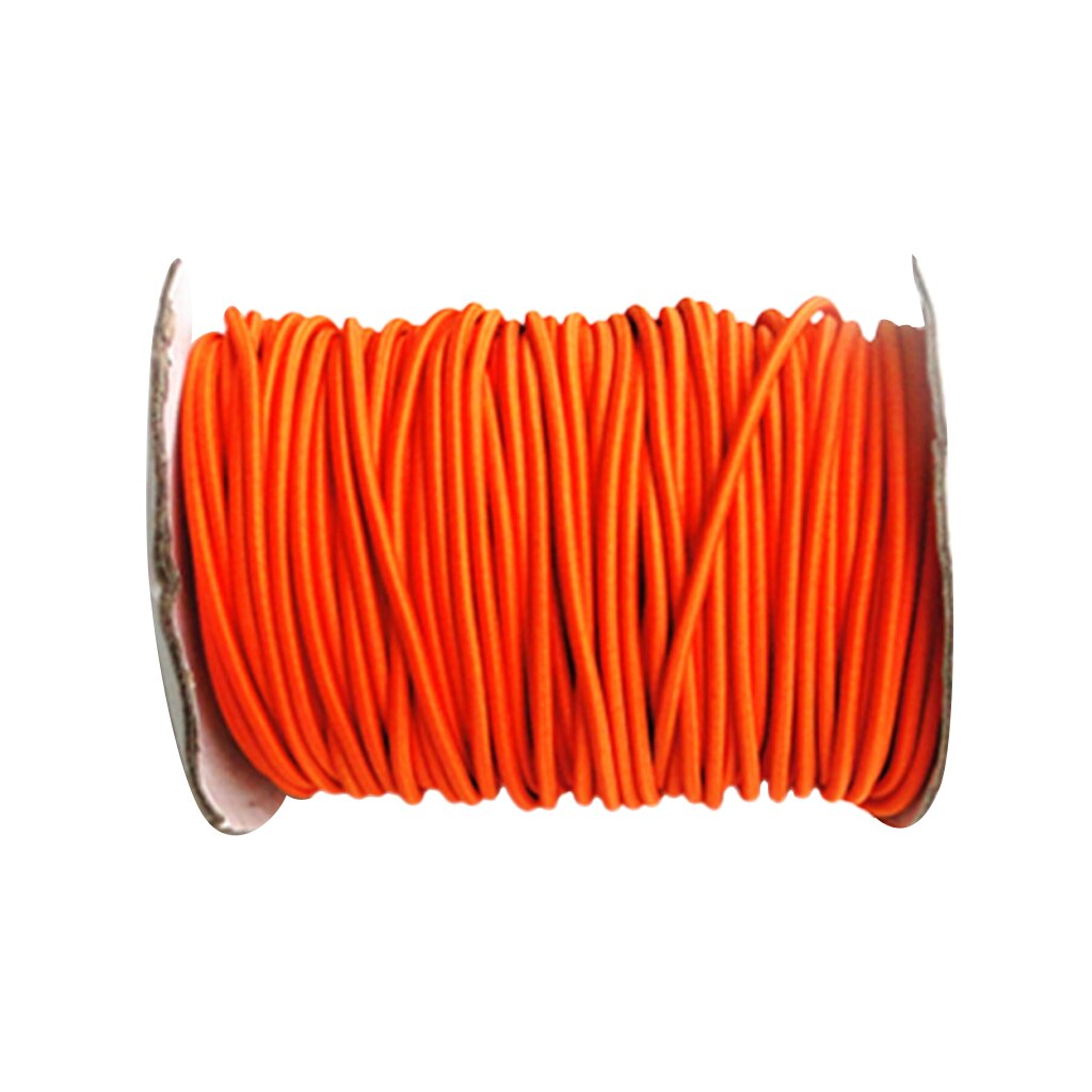 Cuerda Elástica naranja de 4mm y 10m, cordón de choque, fundas para barcos y remolques