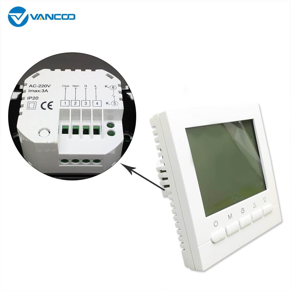 Vancoo Wifi Slimme Thermostaat 220V Voor Gas Boiler Verwarming Temperatuurregelaar Thermoregulator Werken Met Alexa Google Thuis