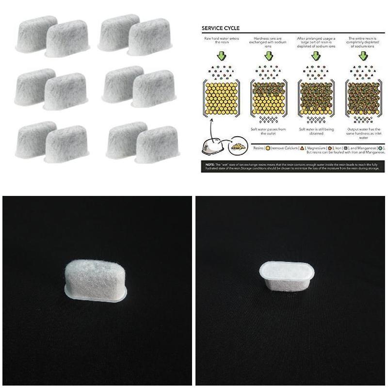 6 Stks/set Charcoal Water Filters Voor Breville Koffiezetapparaat Water Dispenser Sport Waterkoker JS23