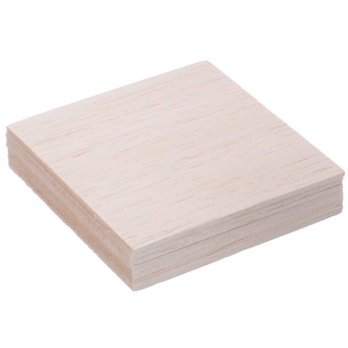 10 stk model balsa materiale træ balsa plader til diy plade model skib fly båd materiale 100 x 100 x 2mm