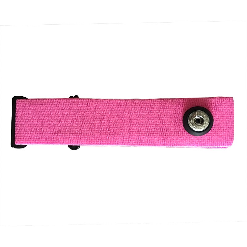 Cinturón de pecho elástico de , Correa suave para Polar Garmin, deportivo, Para correr, Monitor de frecuencia cardíaca para Bluetooth ant + ajustable: Pink
