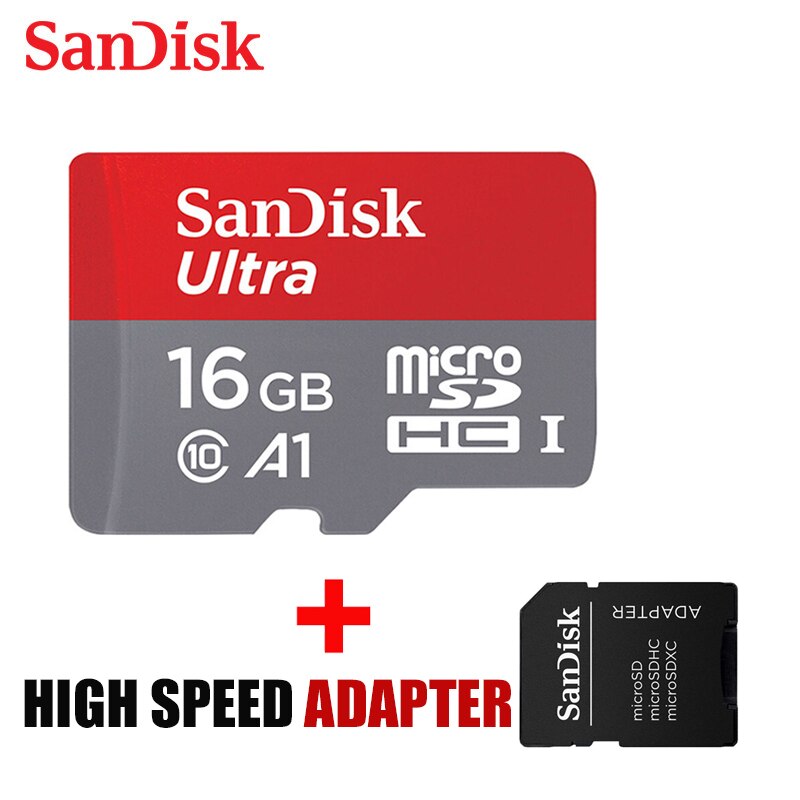 Sandisk tarjeta sd micro 16gb 32gb 64gb cartao 200gb de memoria de carte sd micro 128gb 256GB Clase 10 98 MB/S tarjeta de memoria gratis: A1 16G-AP