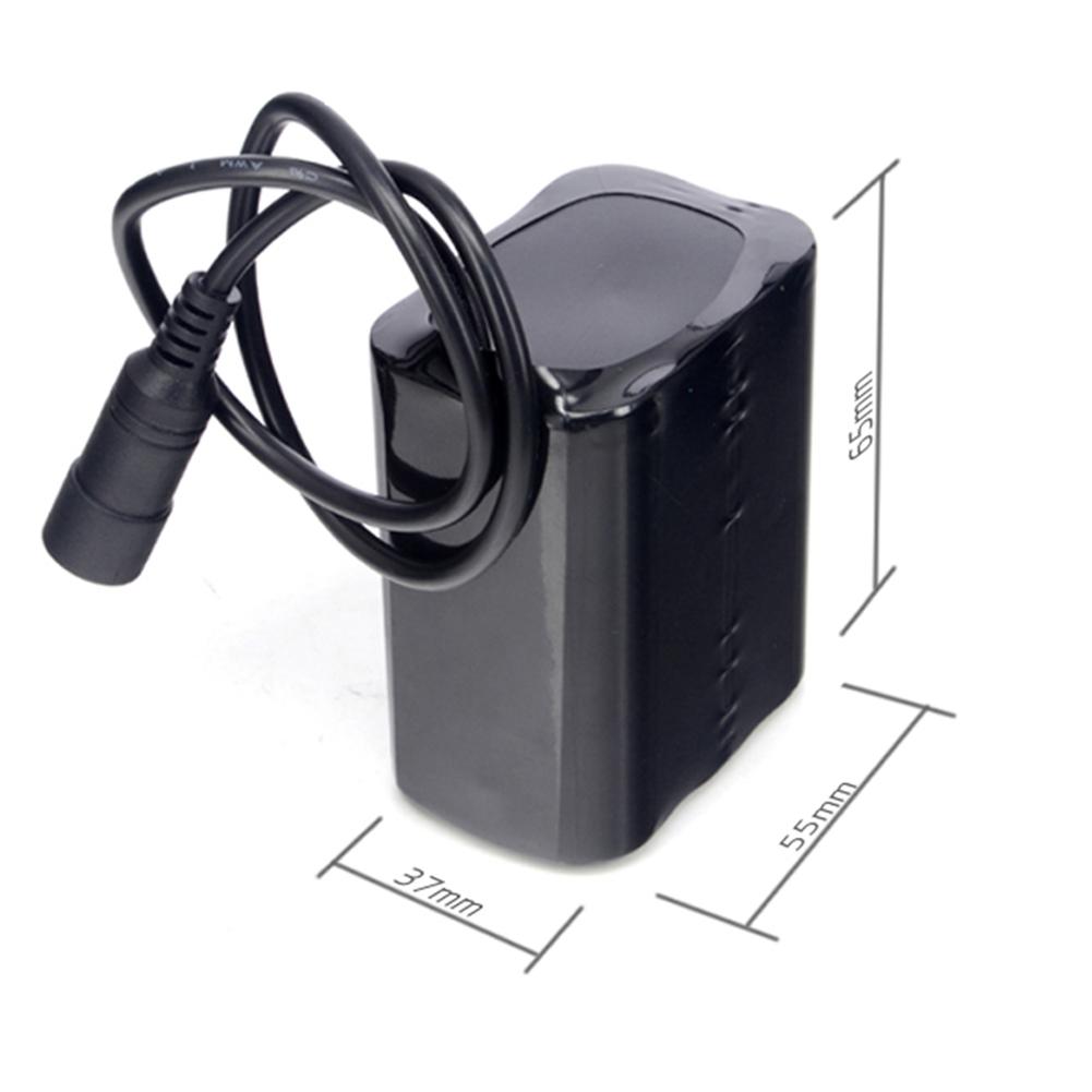 18650 Battery Pack HighCapacity Bicycle Light 8.4V Rechargeable Battery Pack Bike Headlight Power For XML XM-L U2 T6 Bike Lamp