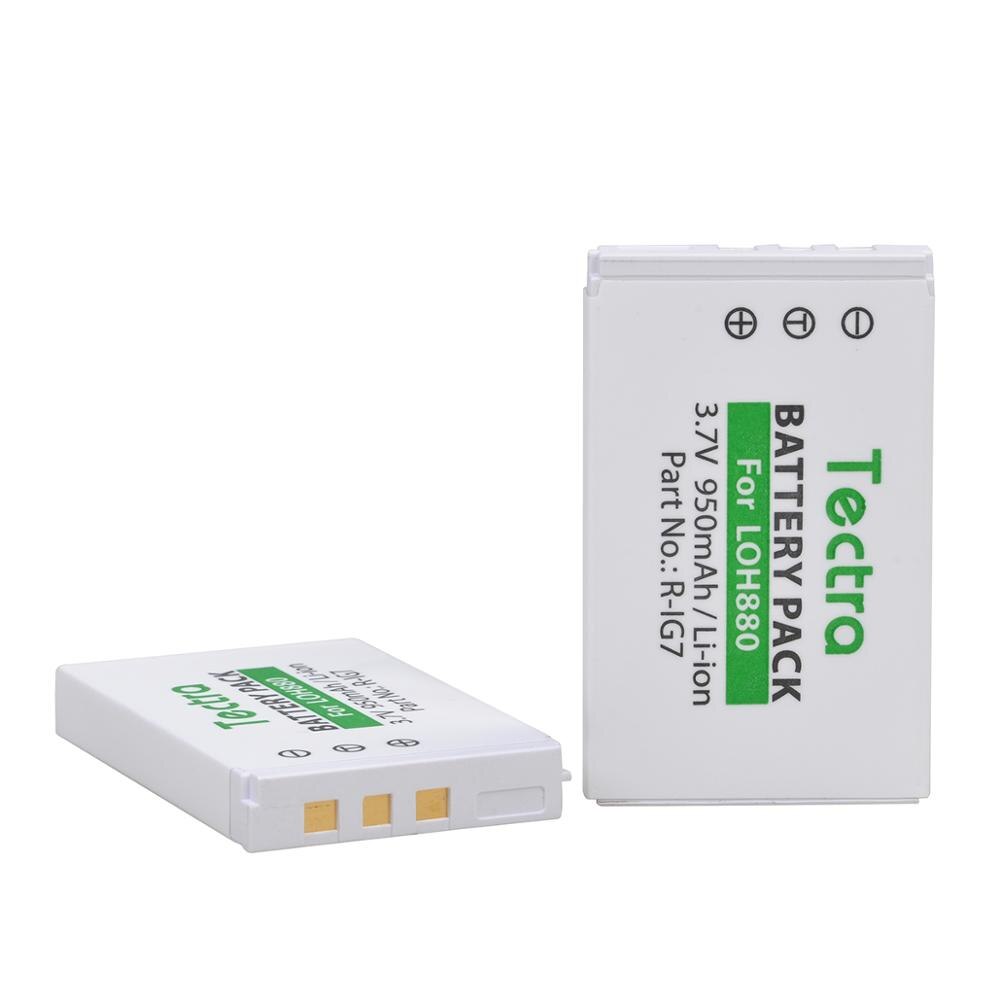 R-IG7 Battery for Logitech Harmony LOH880 900 720 850 880 885 890 Pro H880 Universal Remote 950mAh Batteries