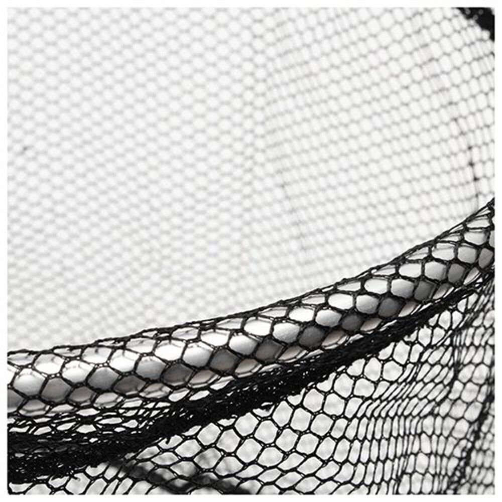ICERIO Aluminum Fly Fishing Landing Nets Nylon Knotless Mesh Trout Hand Net Anti-lost Rope Tackle