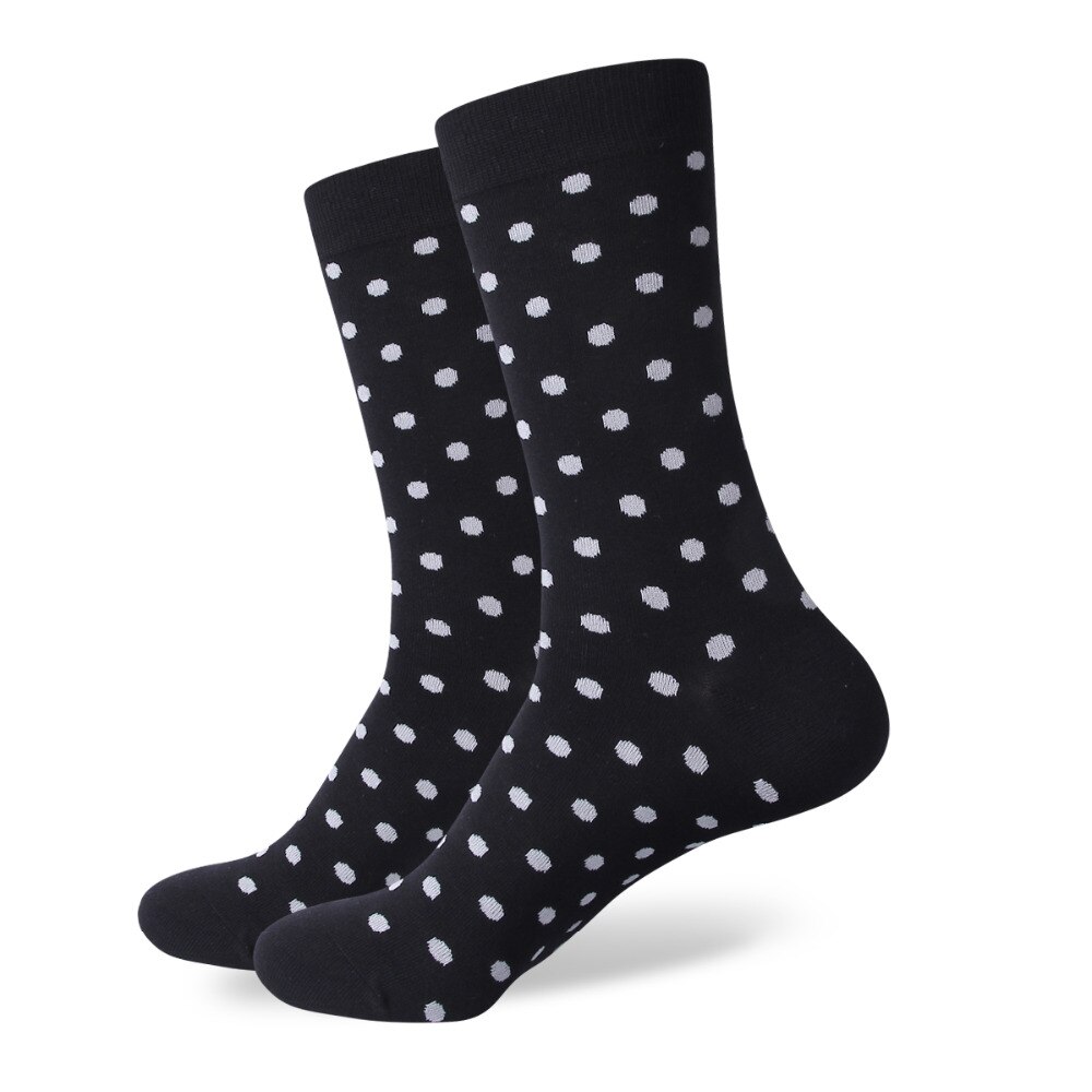 Match-Up Match-Up Samll dot men&#39;s combed cotton Business socks brand man US size(7.5-12)