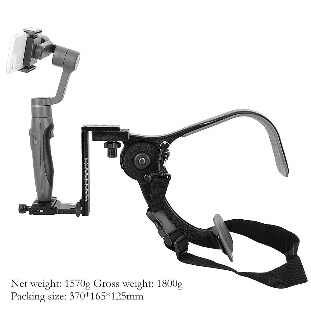 Kamera Stabilisator Brakett - 8kg Lastekapasitet - Enkelt Håndtak - 37x16.5x12.5cm - med Bæreveske