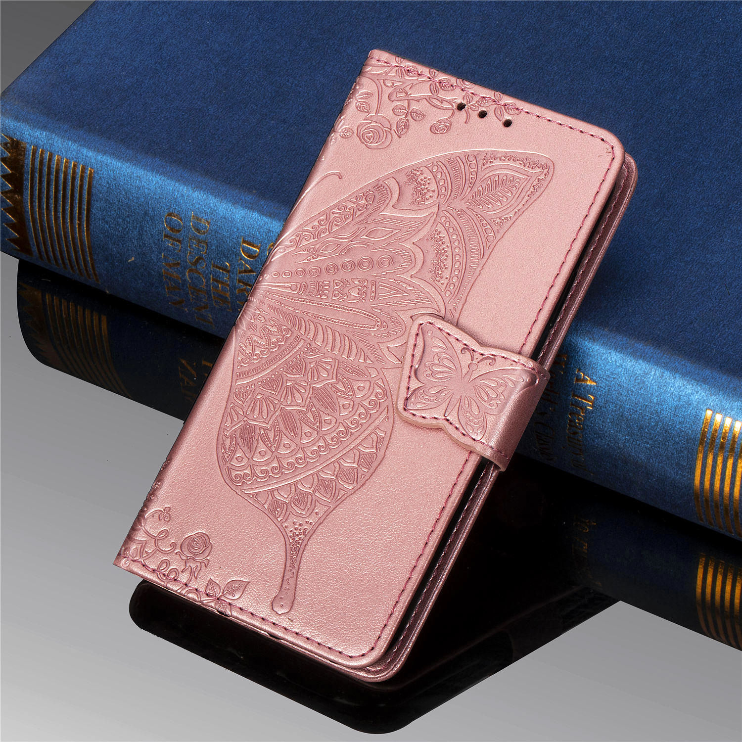 Voor Infinix Note11 Pro Flip Case 3D Vlinder Portemonnee Boek Funda Infinix Note 11 Pro Case Luxe Lederen 360 Beschermen telefoon Cover: Rose gold