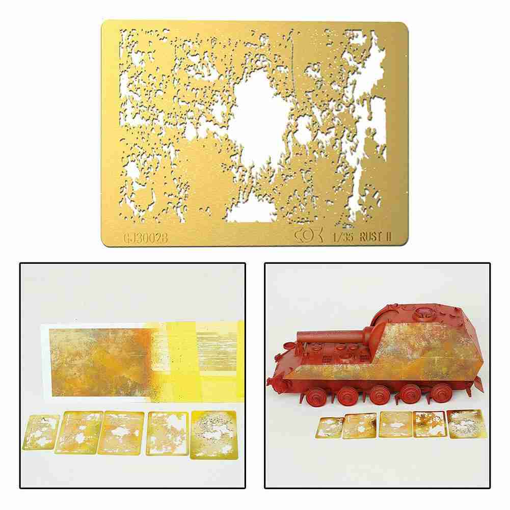 1pcs DIY Model Craft Making Painting Stenciling Tools Spray Plate Etch Sheet Metal Masking Plates Airbrush Decoration Supplies