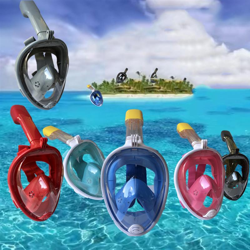 All Dry Silicone Snorkeling Suit Anti-fog Diving Mask Full Face Snorkel Equipment Mask