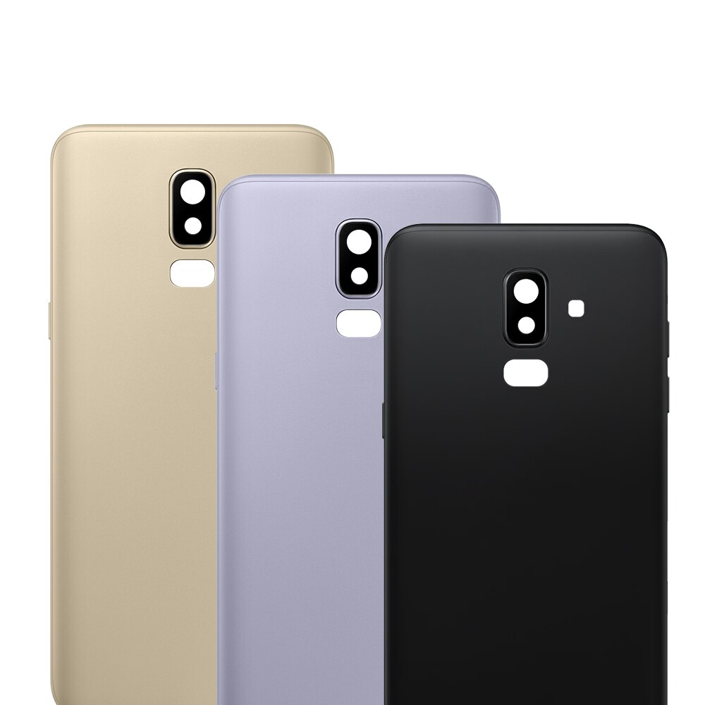 Per Samsung Galaxy J8 2018 J800F coperchio batteria posteriore sportello posteriore telaio centrale J8 J800 J800DS custodia sostituire il coperchio della batteria