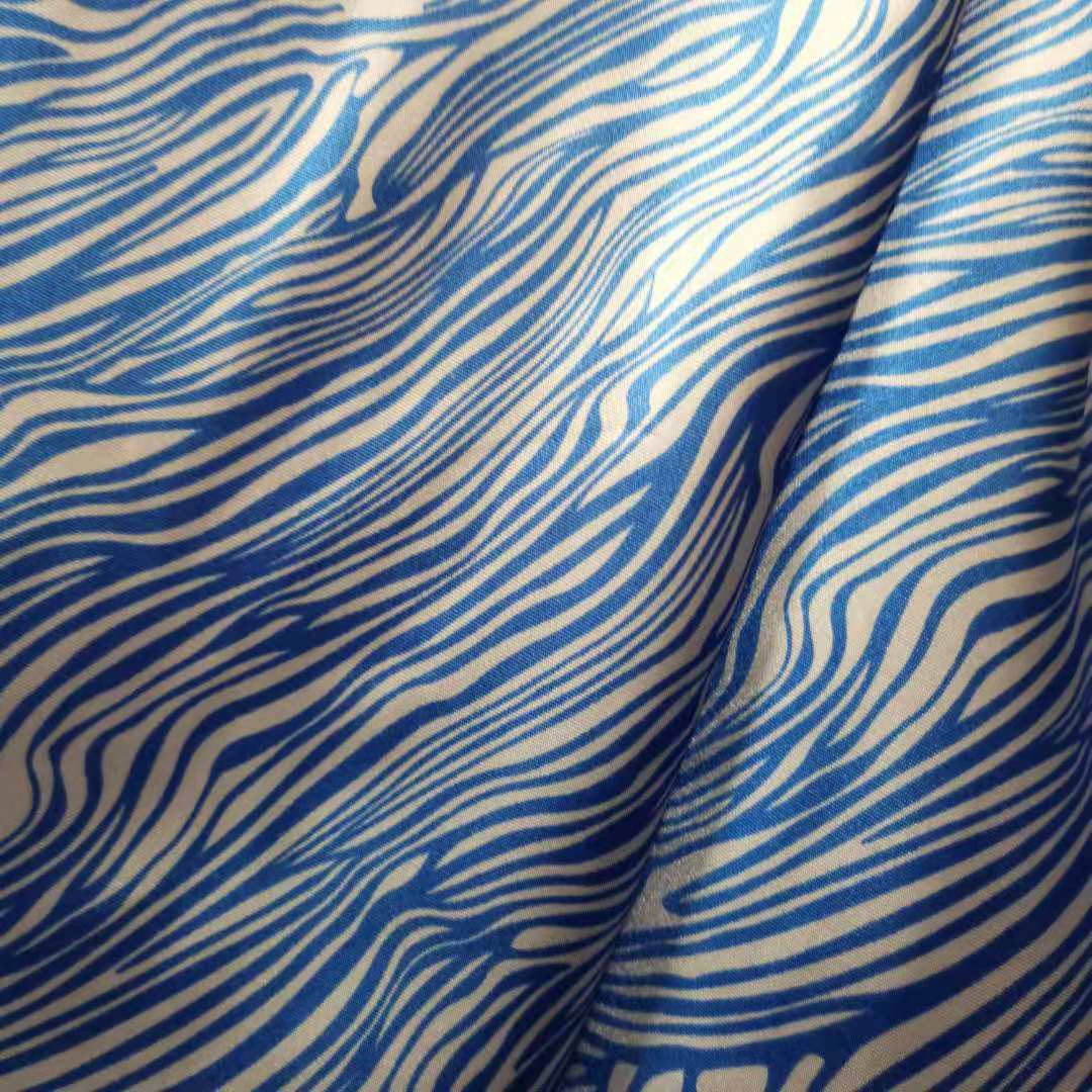 Polyester Zebra Satin Printed Lining Stage Clothing Pattern Dress: 6