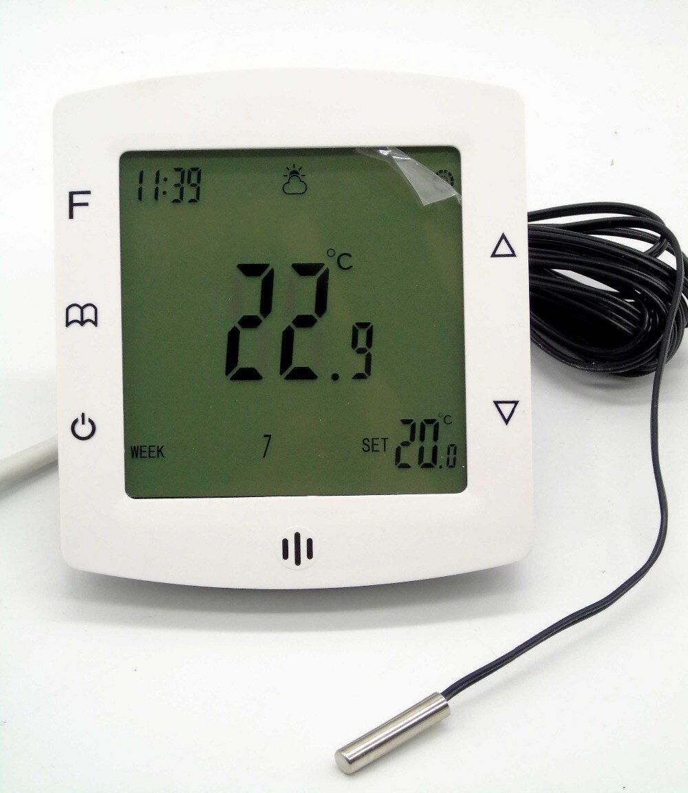IEC Certification Programmable Floor Heating Thermostat with To protect floor sensor