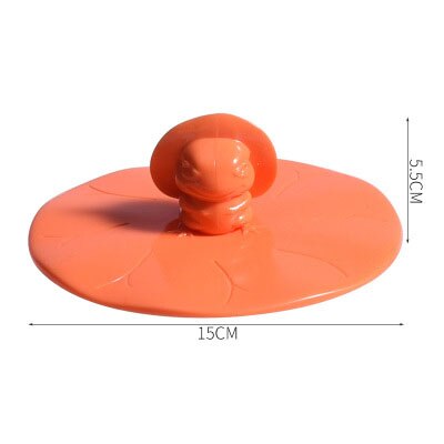 Floor Drain Cover Kitchen Anti-Insect Pool Stopper Deodorant Toilet Sewer Silicone Cover Sealed Floor Drain: Oranger-L