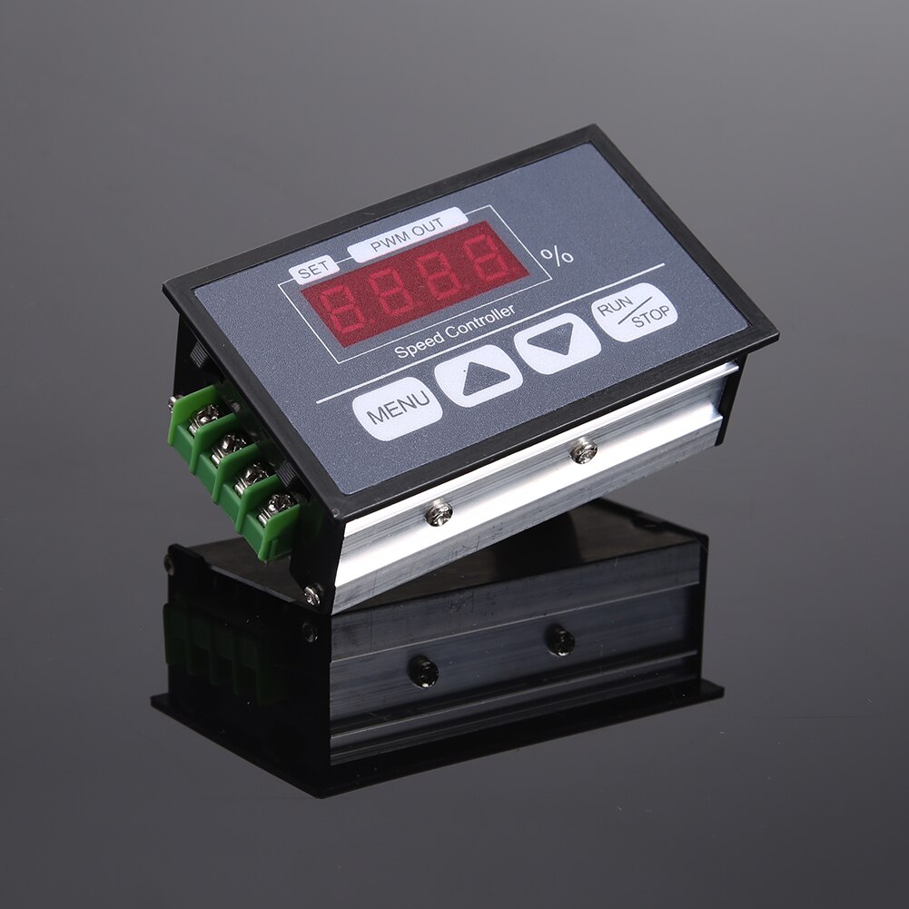 DC Motor Speed Control Switch Slow Start Soft Stop PWM Digital Display 6-60V 30A Easily Carrying Lightweight Gadgets