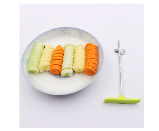 DIY Potatoes Slicer Stainless Steel French Fries Baking Machine Cucumber Carrot Salad Maker Fruit Cutter