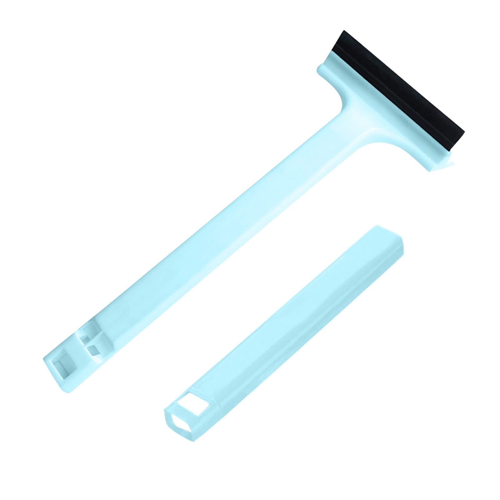 Car Ice Scraper Windshield Ice Breaker Quick Clean Glass Brush Snow Remover Auto Window Snow Brush Shovel QP2: light blue