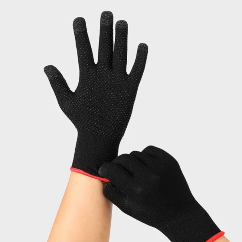 2pcs Hand Cover Game Controller for PUBG Sweat Proof Non-Scratch Sensitive Touch Screen Gaming Finger Thumb Sleeve Gloves