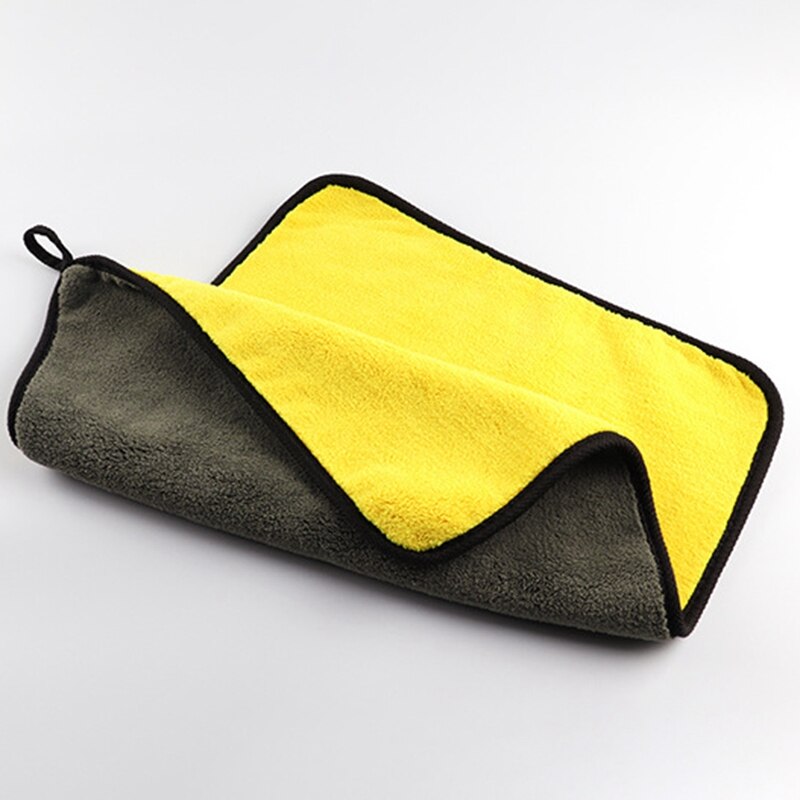5 st biltvätt mikrofiberhanddukar super tjock plyschduk för tvätt rengöring torkning absorberar vaxpolering