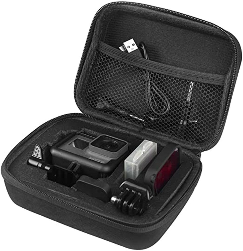 Draagbare Opslag Kleine Eva Action Camera Case Voor Gopro Hero 9 8 5 Zwart Xiaomi Yi 4K Sjcam Sj4000 eken H9r Box Gaan Pro Accessoire
