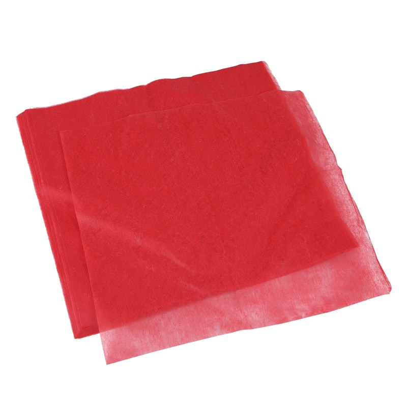 1 Bag (Inclusief 38-43 Vellen) 50*50 Cm Tissue Paper Party Wrapping-Rood