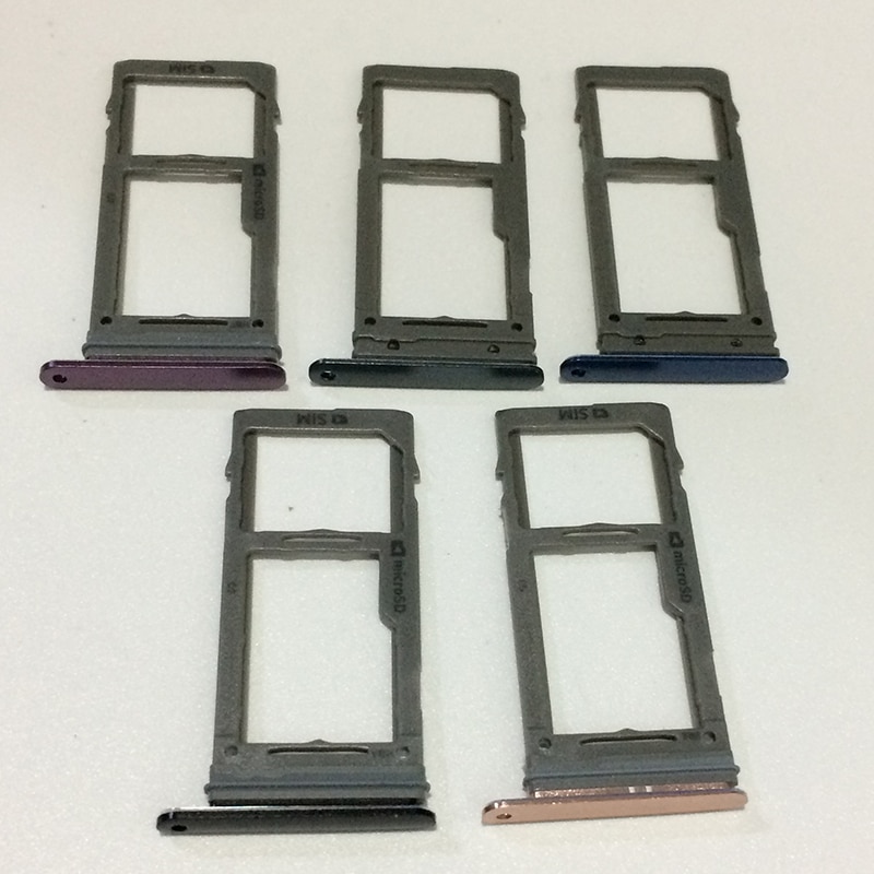 10Pcs/lot For Samsung Galaxy S9 S9 Plus Single Sim Card Tray Slot & Micro SD Card Holder Socket Replacement Parts