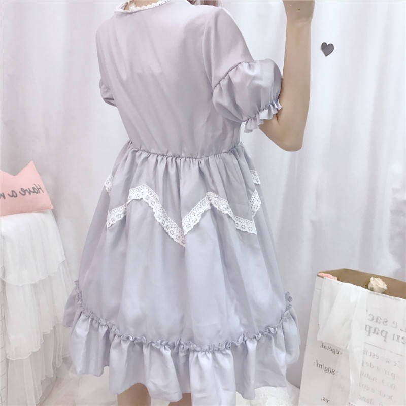 Vêtements Lolita pour filles Kawaii, robes pour femmes, vêtements de Style japonais, pour grandes adolescentes, jolie fée d'étudiant