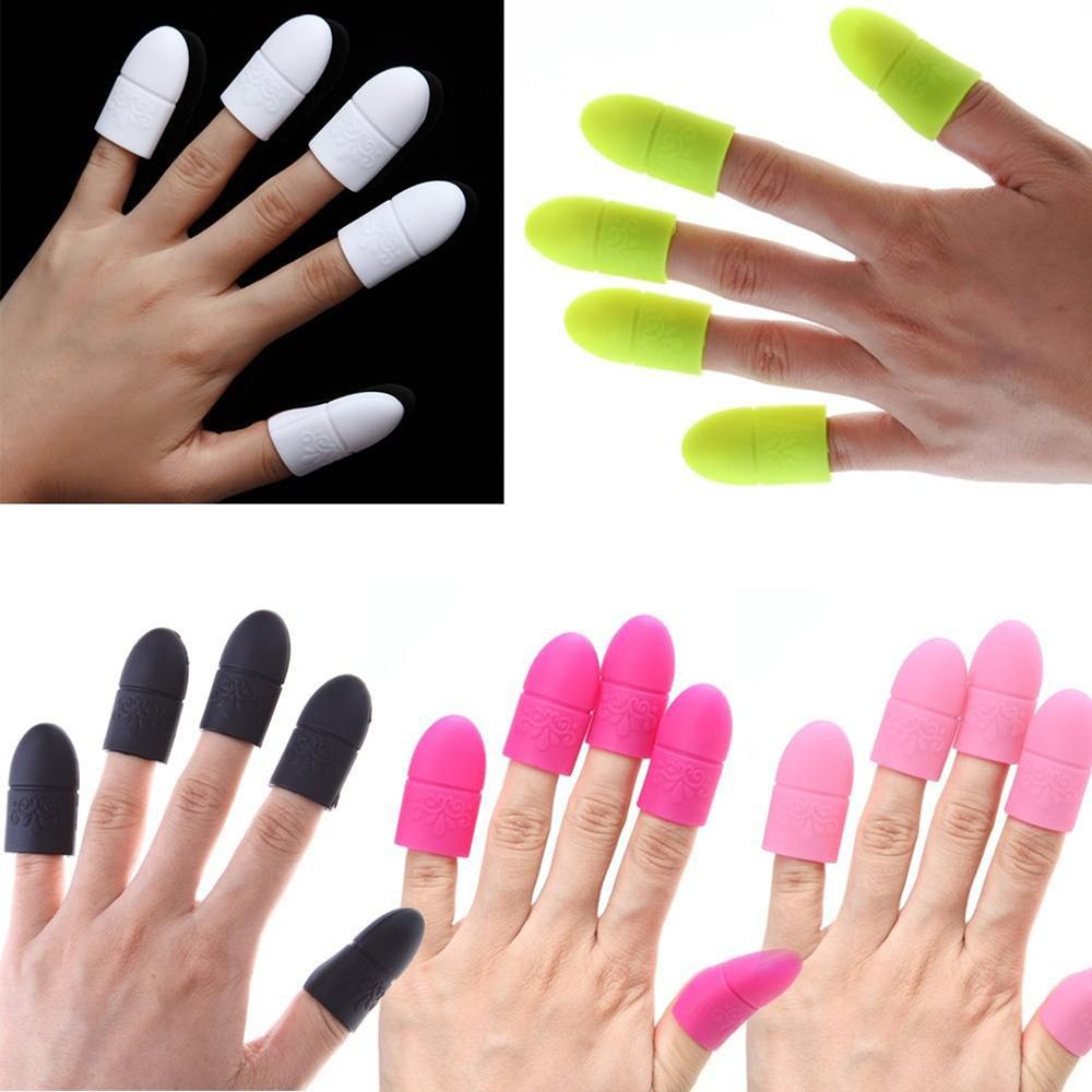 10 Stk/set Nail Art Losweken Cap Gel Polish Remover Wrap Tool Manicure Herbruikbare Wraps Rubber Remover Nail Tool