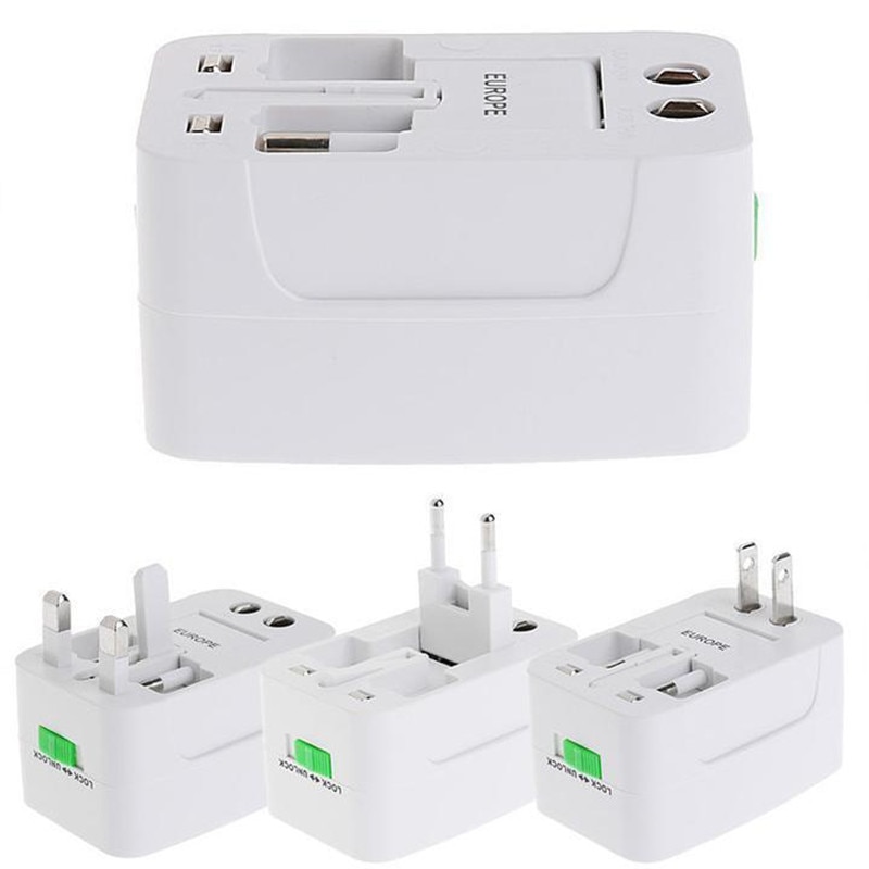 US AU NZ Europe & Universal AC Worldwide Travel Camping Adapter Outlet Converter Power Plug
