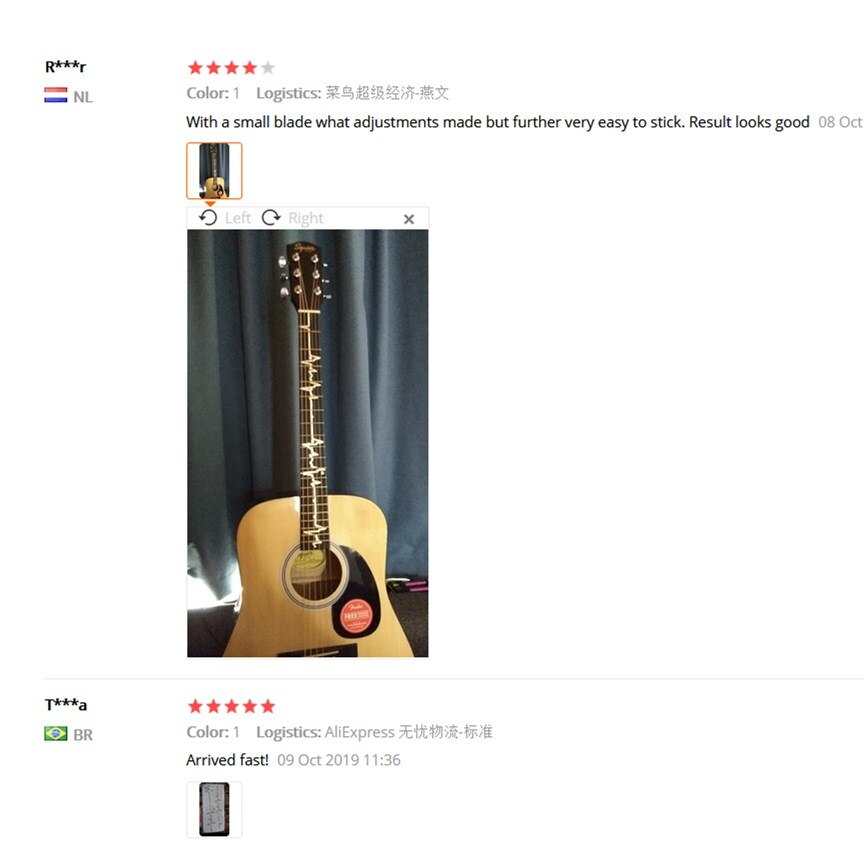 Autocollant incrusté de manche de guitare, décalcomanies de manche, tête de guitare, basse, Ukulele, fin, accessoires,