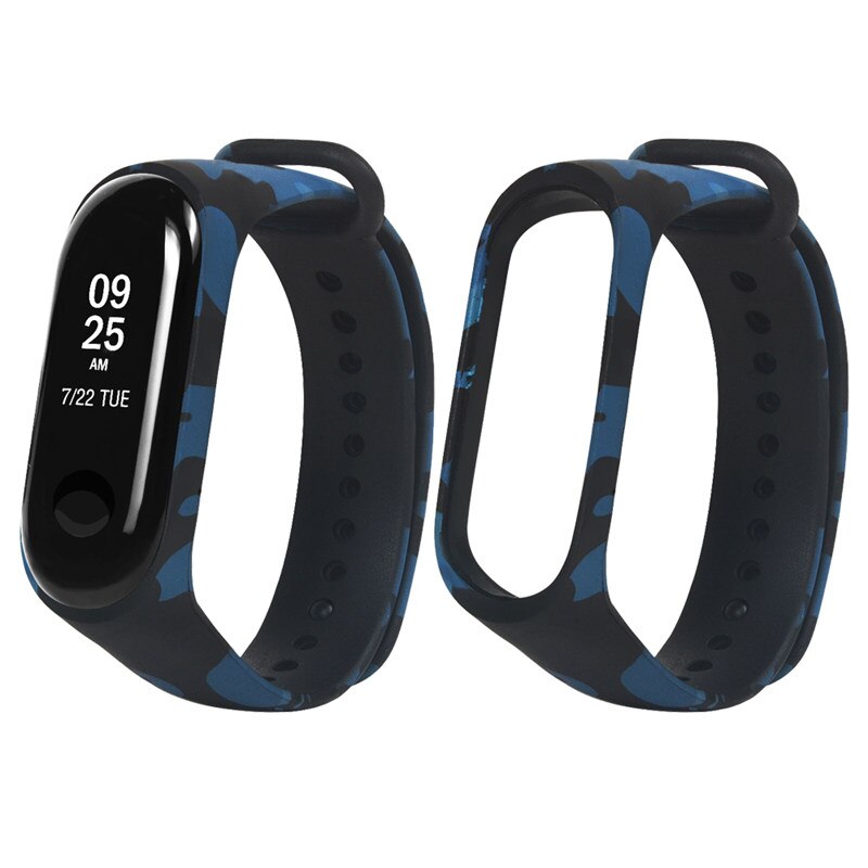For Xiaomi Mi Band 4 strap camouflage silicone wrist strap replacement Strap for xiaomi mi band 3/4 smart bracelet printing band