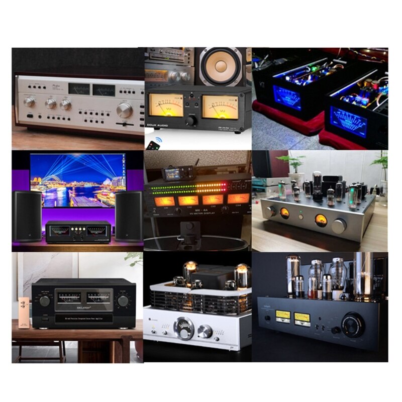 Vu Meter Dial Panel Meter Te Gebruiken Opname Niveau Amp Meter Versterker Nauwkeurige Thuis Huis