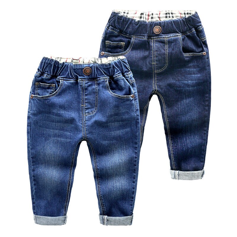 Neue freundlicher fest Jeans Lange Hosen Hosen Jungen Klassische Denim Hosen Baby Jeans Frühling Herbst Kleidung für 2-8 jahre