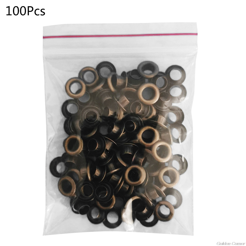Kit de 100 œillets pour tasse de bougie, Kit de boutonnières spéciales en métal pour bricolage de cire de soja, plaque de cire d&#39;abeille: -BZ-2