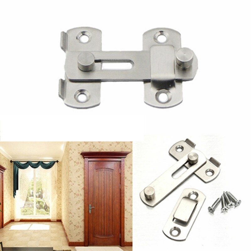 Home Gate Safety Security Guard Stainless Steel Door Window Bolt Slide Lock
