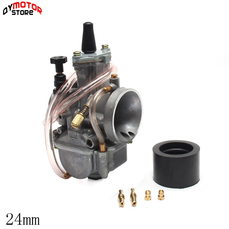 Pwk 21 24 26 28 30 32 34mm kaasutin oko keihi koso skootterille jog dio  kr150 rtl 250 cr80 cr85r cr125 nsr 50 nsr 80 dt100 125 175: 24mm