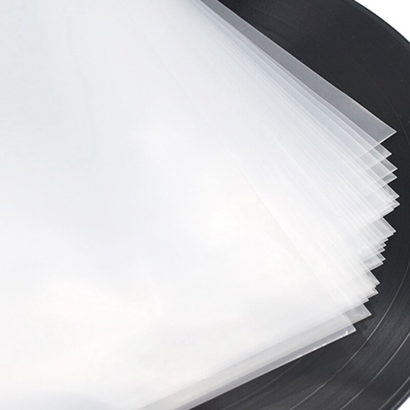 30 flache 4lp oben offene beutel, 6.7 mil starke kunststoff-außenhüllen für 12- zoll- 2lp /klappcover-schallplatten 3lp