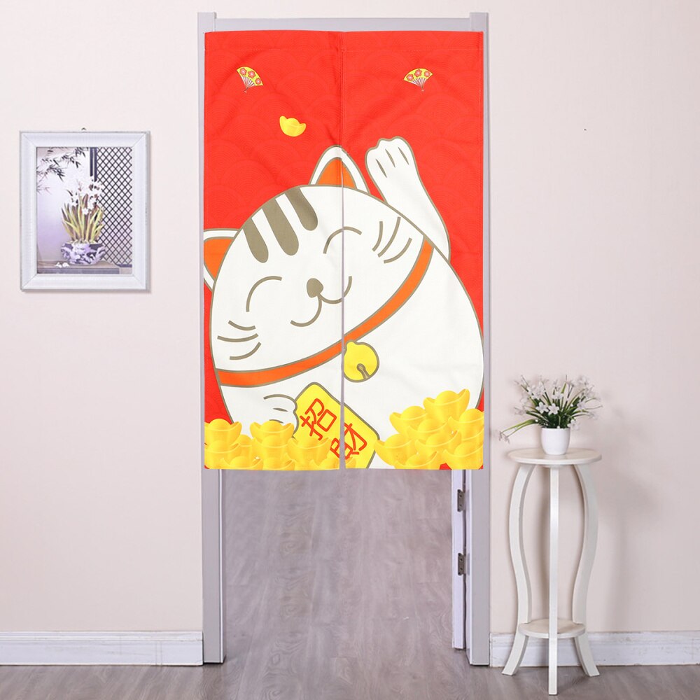 Printing Pattern Door Curtains Divider Doorway Curtain for Home