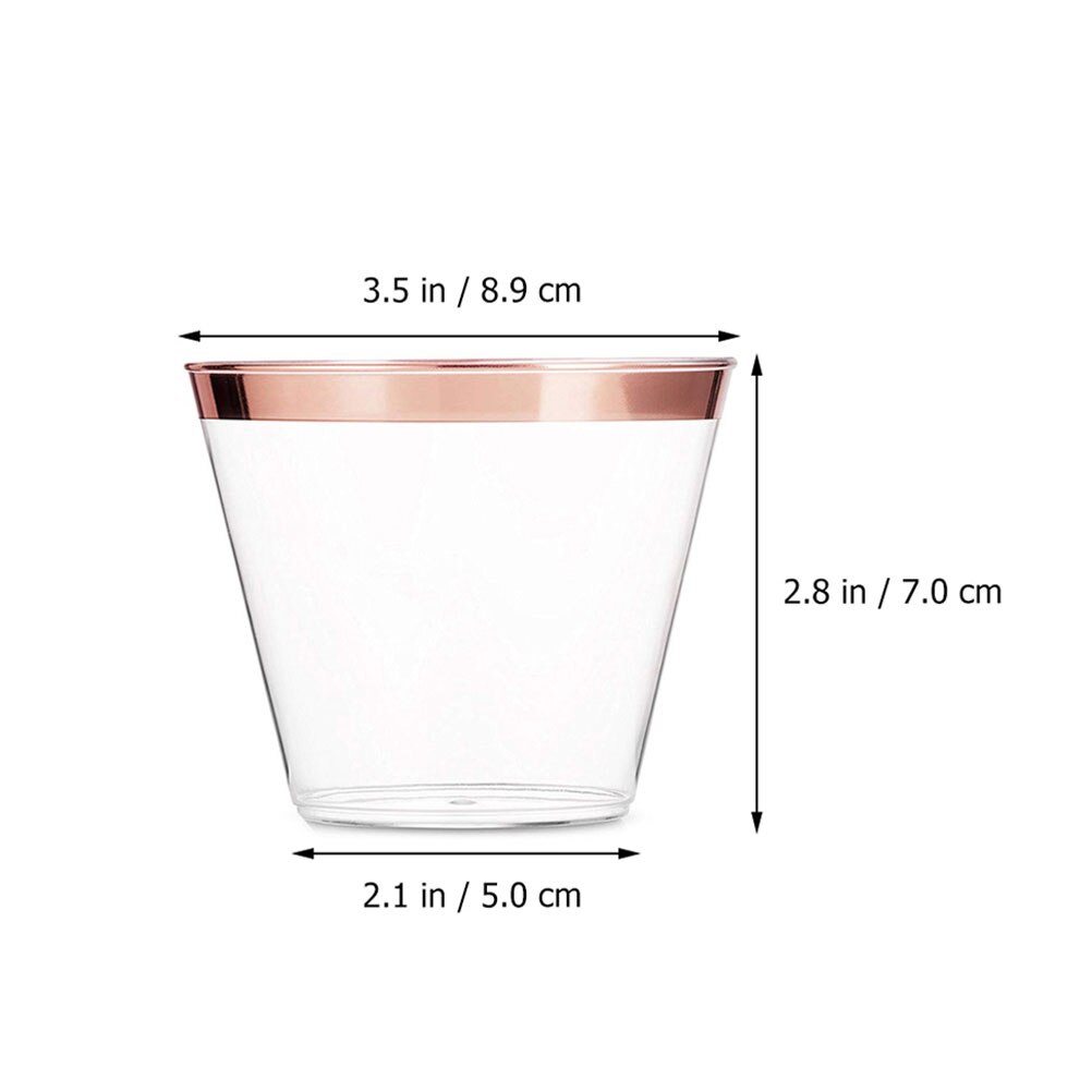 20 szt. Puchary deserowe małe przekąnarty galaretki parfait mus miski kubki pojemnik kubki na imprezę