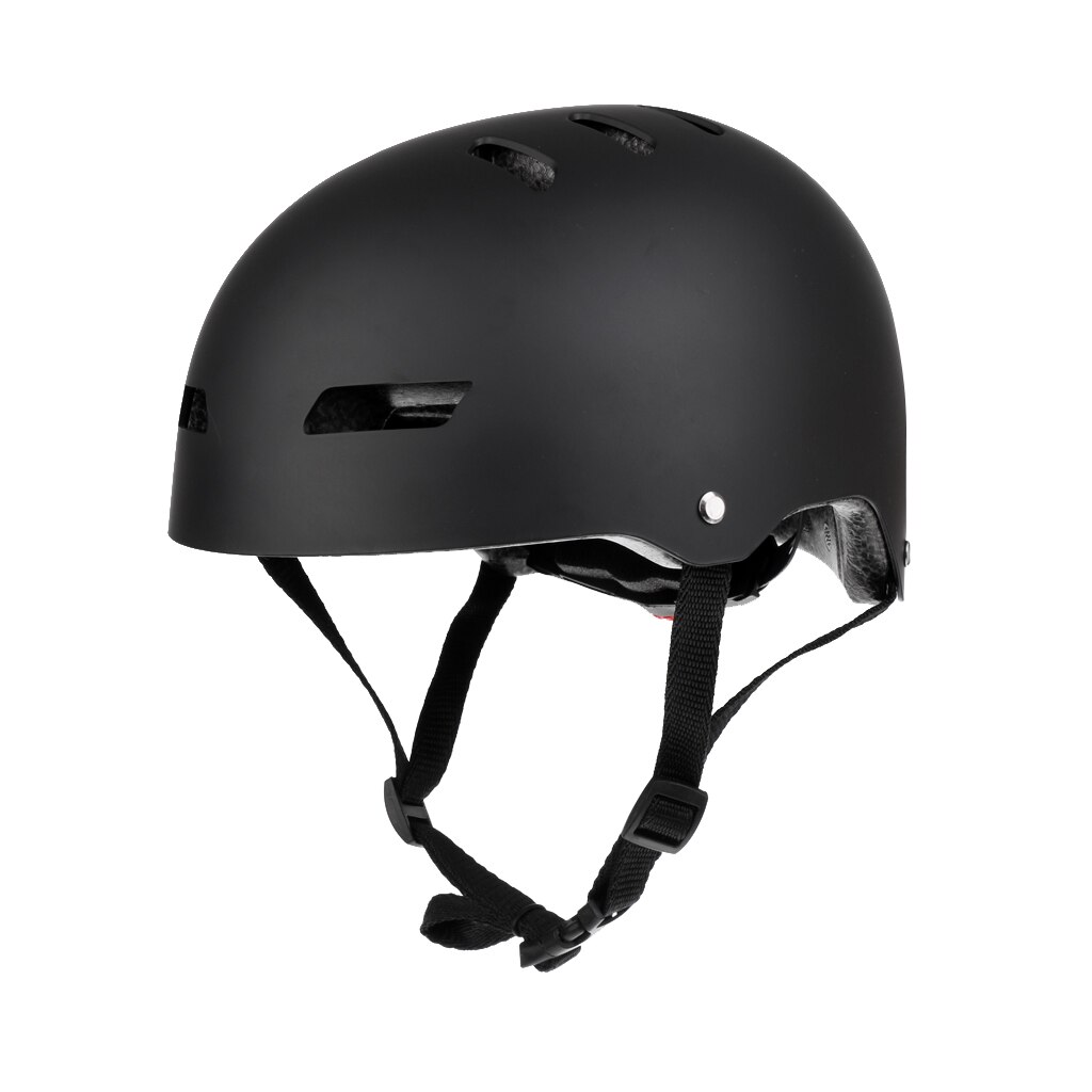 Casque de sécurité léger et réglable pour Sports nautiques, casquette de Skate à roulettes pour Kayak et Ski: Dumb black