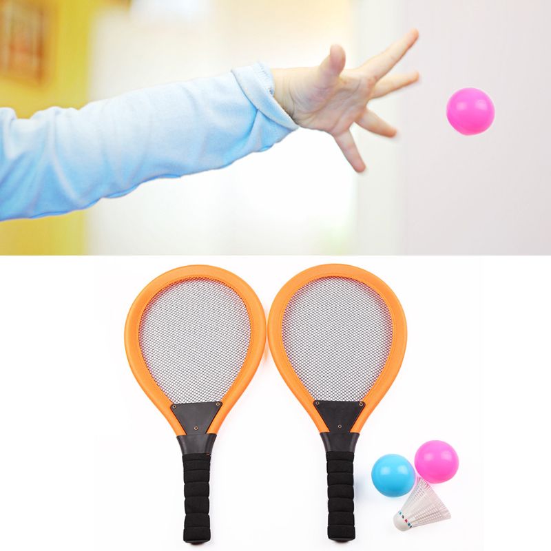 Kids Badminton Tennis Racket Outdoor Sport Toy Light Weight Racket with 3 Balls Badminton Set for Kids