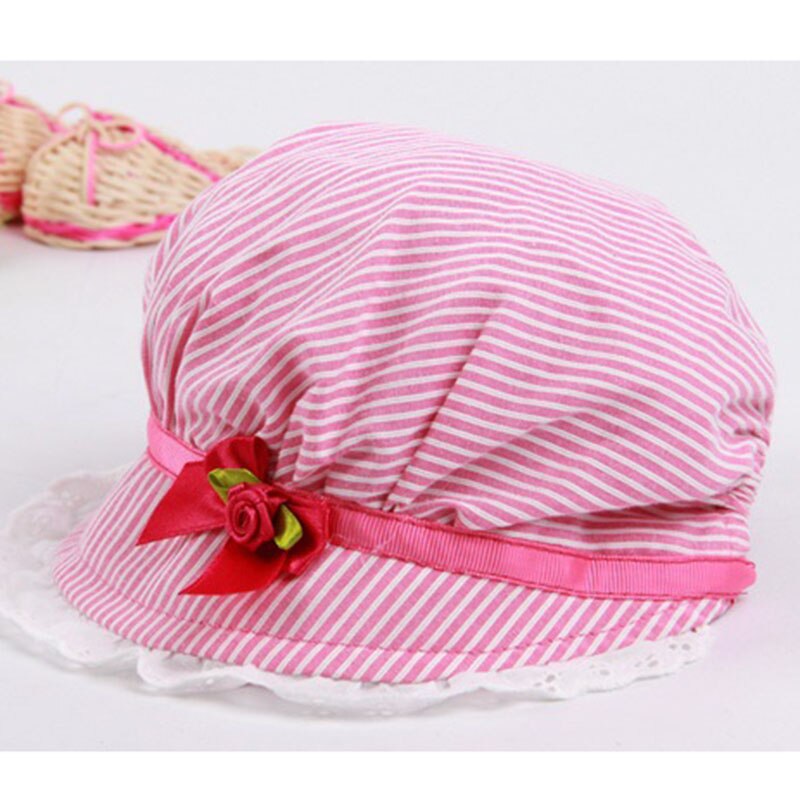 Chapeau en dentelle pour bébés filles | Chapeau avec fleur ajourée, seau ajouré, chapeau de plage pour enfants, accessoires pour bébés et -né