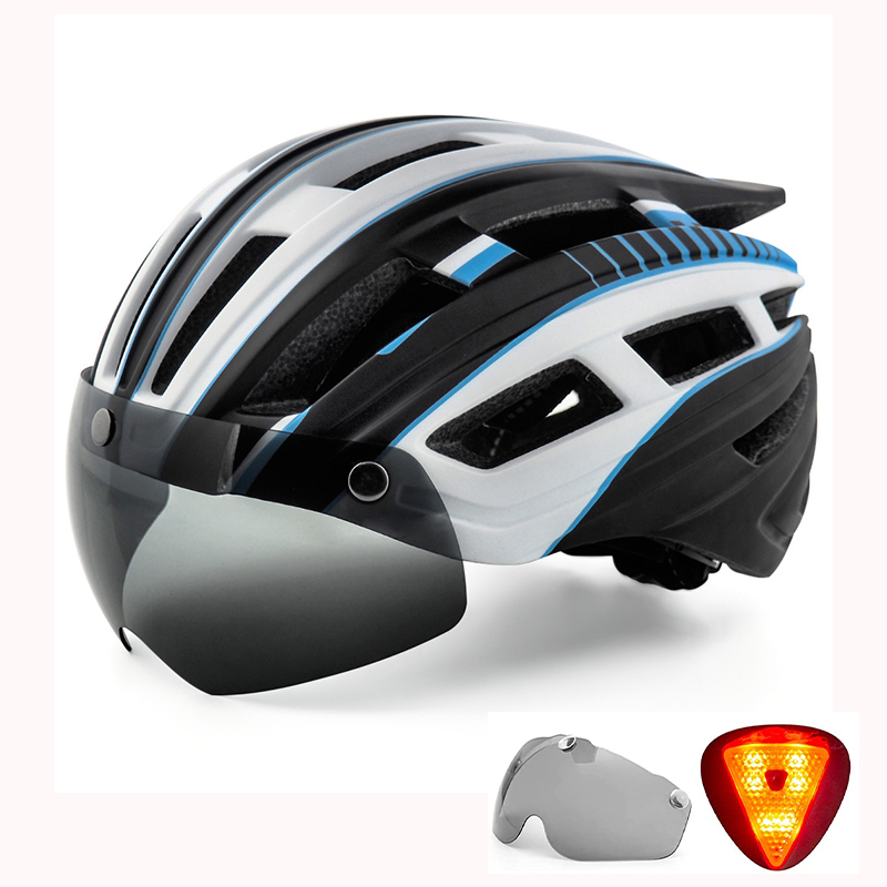 Casco de bicicleta, casco de bicicleta con luz – Grandado
