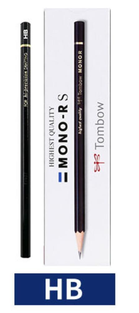 TUNACOCO 12pcs/lot 2B/HB/2H/H/4B/6B/B TOMBOW wooden lead pencil Japanese stationery pencil for school office supplies bb1710142: HB