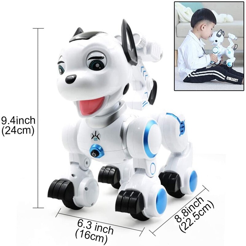 Remote Control Robotic Dog Pets ligent Walking Dancing Robot Puppy Toys Electronic Animal Pets with Light and Sound