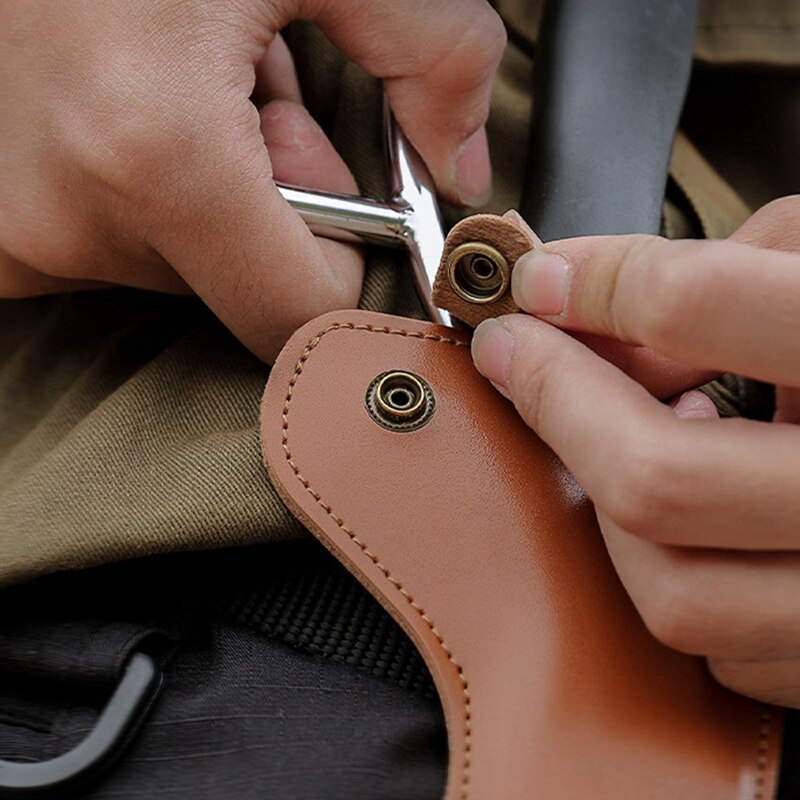 Charcoal Clip Leather Cover Charcoal Clip Leather Cover Barbecue Clip Protective Cover