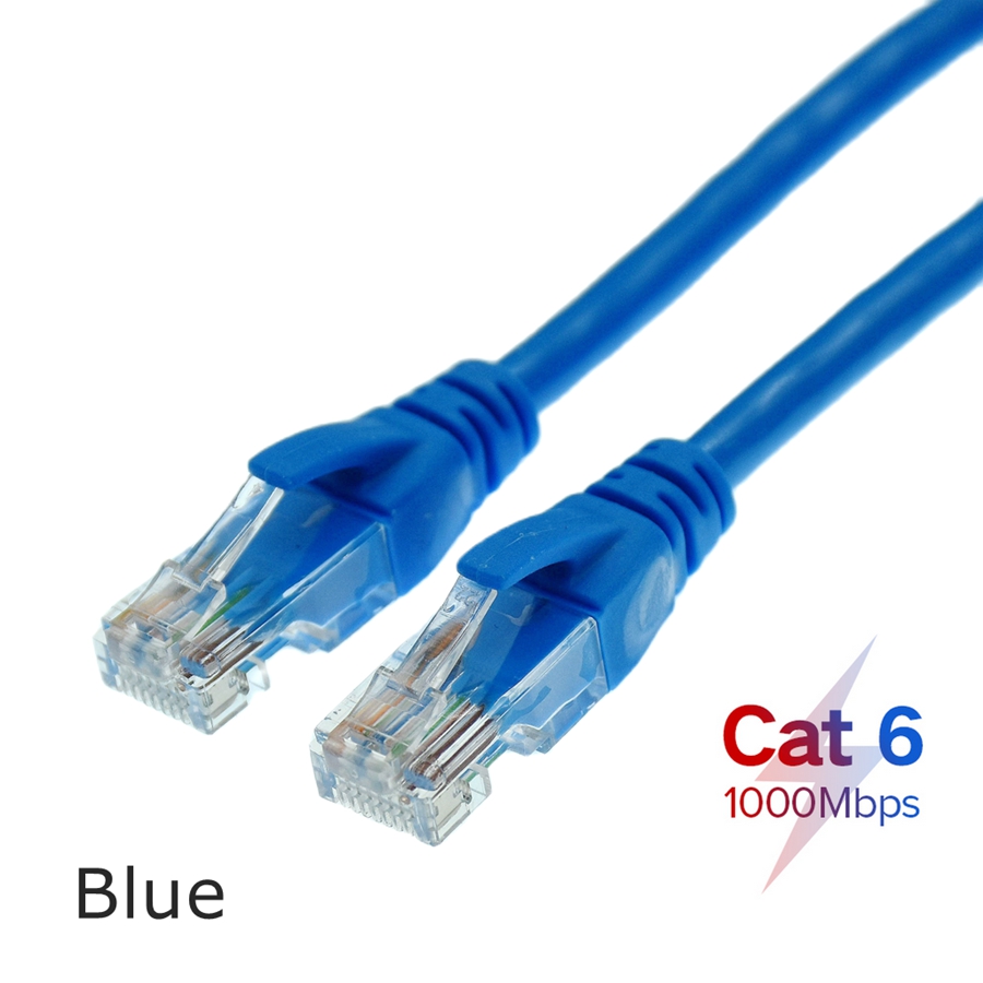Short CAT6 RJ45 CAT 6 CAT6e cat5a UTP Ethernet Network Router Modem Cable Male to Male RJ45 Patch LAN cable Cord 15cm 30cm 1m: Blue / 50m